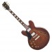 Vintage VSA500 Reissued Semi Acoustic, Natural Walnut