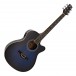 Guitarra Single Cutaway Gear4music - Guitarra Electro-Acústica de Corte Unilateral, Azul