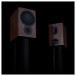 Mission QX-2 MkII Bookshelf Speaker, Walnut - stand-mounted