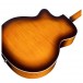 Guild F-250CE Deluxe Jumbo Electro Acoustic, Antique Burst back angle