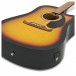 Fender FA-125CE Dreadnought Electro Acoustic, Sunburst close