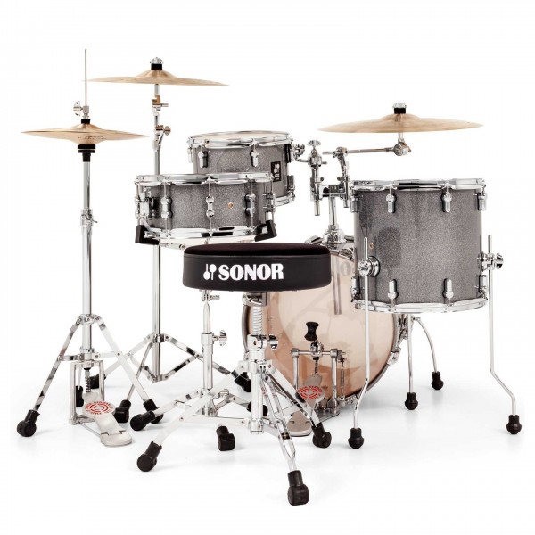 Sonor AQ2 Bop Set 4pc Shell Pack, Titanium Quartz - Back
