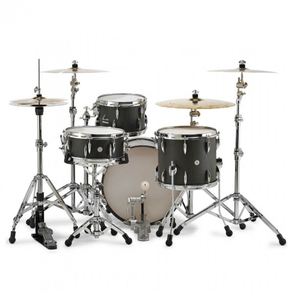 Sonor Vintage 20'' 3pc Shell Pack, Vintage Black Slate - Rear