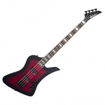 Jackson JS3Q Kelly Bird Bass, Transparent Red Burst - Nearly New