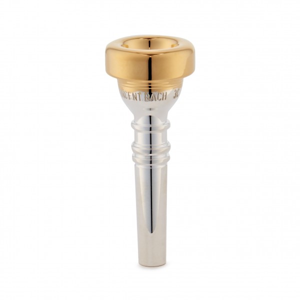 Bach 3C Cornet Mouthpiece, Gold Rim