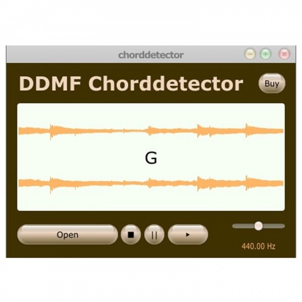 DDMF Chorddetector - Interface