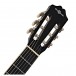 Deluxe Classical Electro Acoustic Guitar, Black, by Gear4music