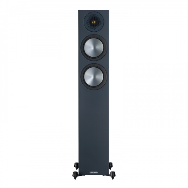 Monitor Audio Bronze 200 Floorstanding Speakers (Pair), Black front view