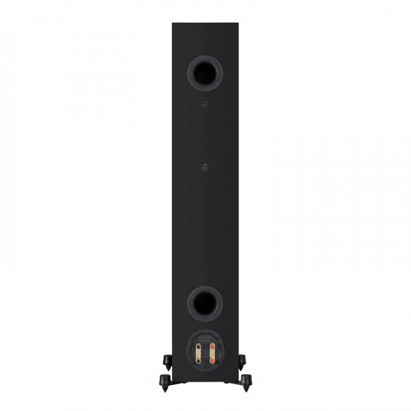 Monitor Audio Bronze 200 Floorstanding Speakers (Pair), Black rear view and connections