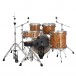 Ludwig Evolution 20'' 5pc Drum Kit, Cherry - Back