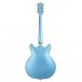 Guild Starfire I DC Vibrato Semi Hollowbody, Pelham Blue back