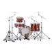 Mapex Mars Birch 18'' 4pc Bop Drum Kit w/Hardware, Blood Orange