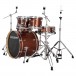 Ludwig Evolution 20'' 5pc Drum Kit  Copper - Side