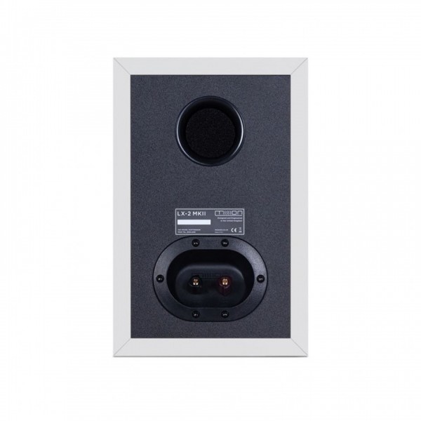 Mission LX-2 MkII Bookshelf Speaker (Pair) Back View, White