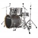 Ludwig Evolution 20'' 5pc Drum Kit, Platinum - Side