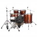 Ludwig Evolution 22'' 5pc Drum Kit, Copper - Back