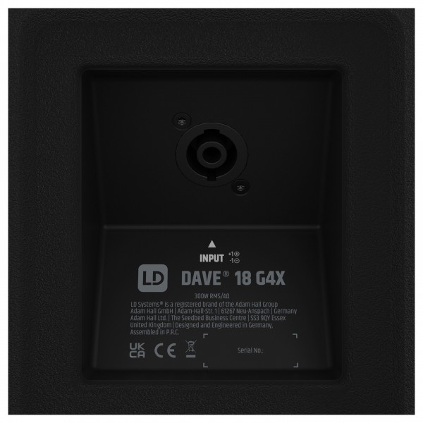 LD Systems DAVE 18 G4X Compact 2.1 Powered PA System
