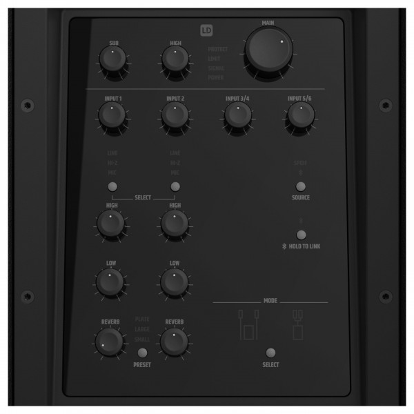 LD Systems DAVE 12 G4X Compact 2.1 Powered PA System