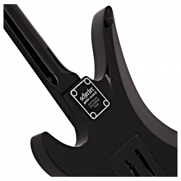Schecter Synyster Gates Standard, Black w/ Silver Pinstripes