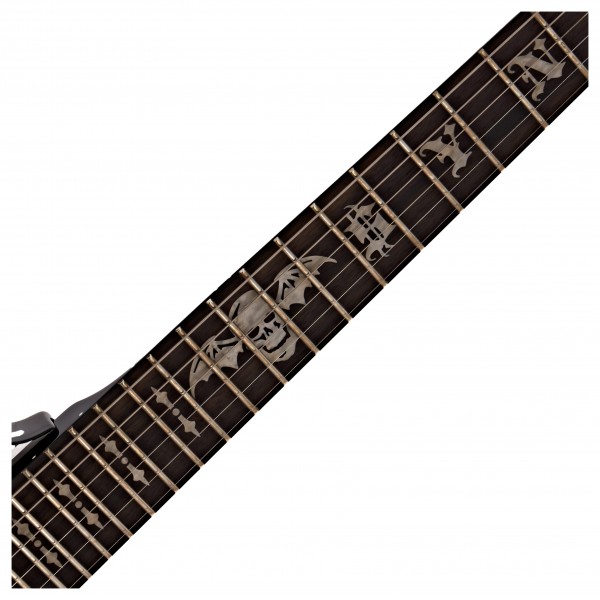 Schecter Synyster Gates Standard, Black w/ Silver Pinstripes