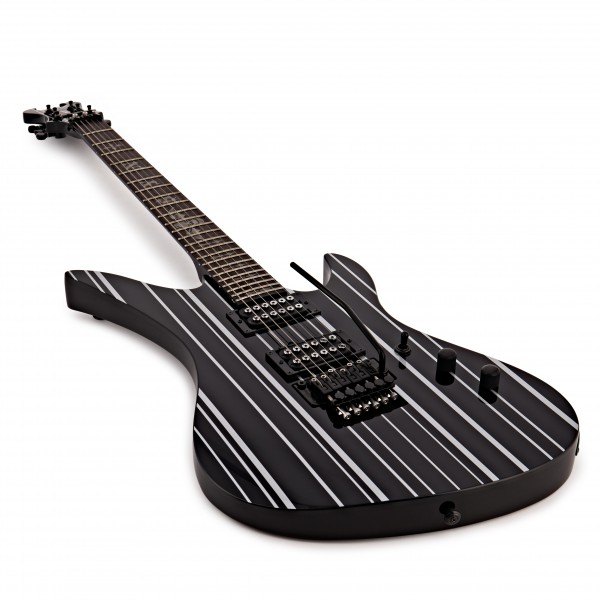 Schecter Synyster Gates Standard, Black w/ Silver Pinstripes