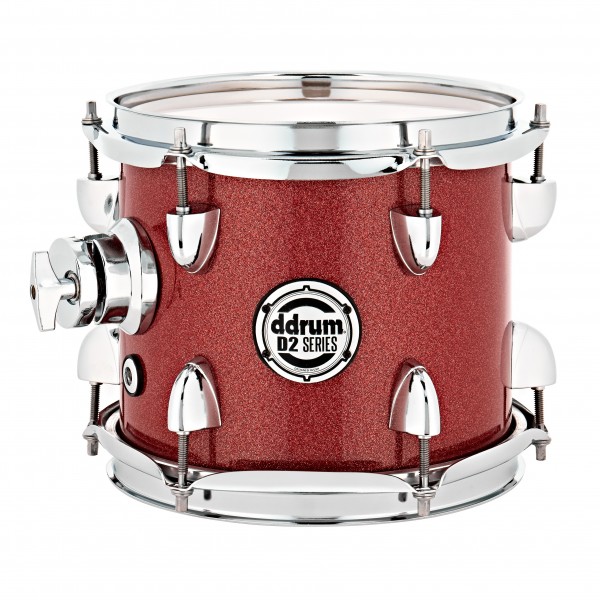 DDrum D2 8 x 7'' Add-on Tom, Red Sparkle