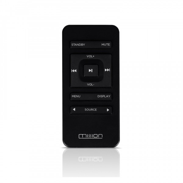 Mission LX Connect Dac, Black Remote Control View