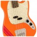 Squier FSR Classic Vibe 60s Mustang Bass, Capri Orange & Red Stripes hardware