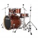 Ludwig Evolution 22'' 6pc Drum Kit , Copper- Side