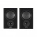 Mission QX-2 MkII Bookshelf Speakers (Pair), Black Front View