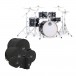 Mapex Mars Maple 20'' 5pc Crossover Shell Pack w/Bags, Matte Black