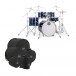 Mapex Mars Maple 20'' 5pc Fusion Shell Pack w/Bags, Midnight Blue
