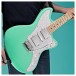 Seattle Electric Guitar by Gear4music, Seafoam Green