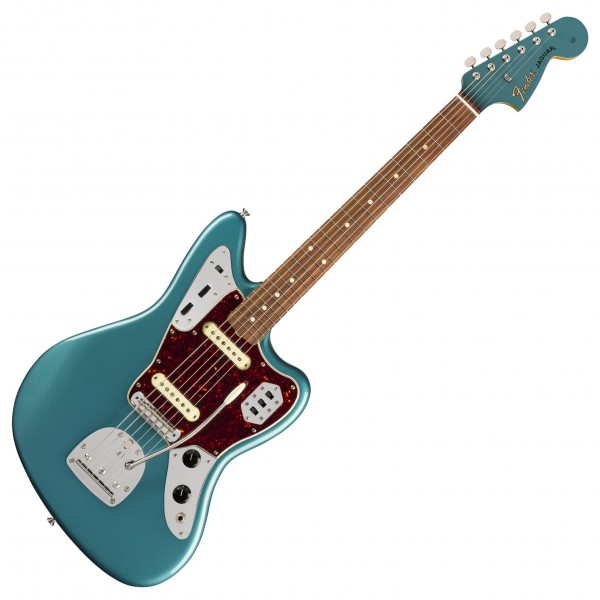 Fender Vintera 60s Jaguar PF, Ocean Turquoise - Ex Demo at Gear4music