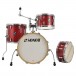 Sonor AQX 18'' Jazz Shell Pack, Red Moon Sparkle