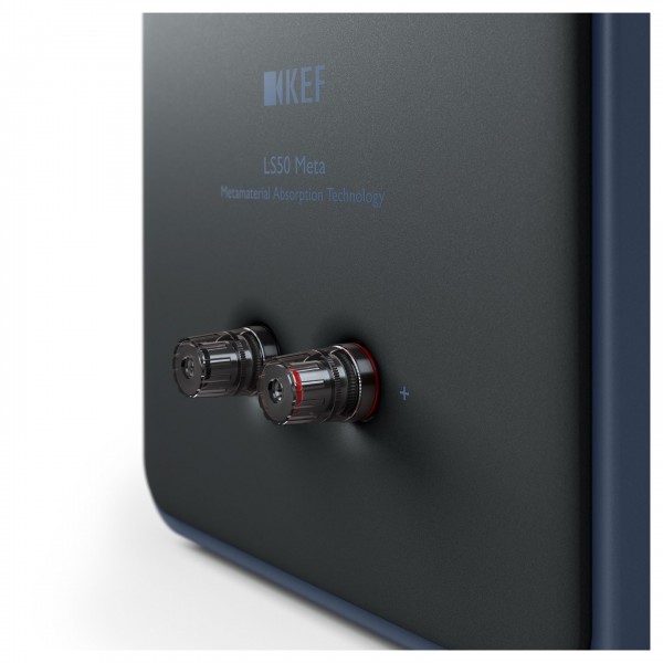 KEF LS50 Meta Special Edition Speakers (Pair), Royal Blue binding posts