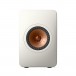 KEF LS50 Meta Speakers (Pair), Mineral White front view