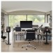 KEF LS50 Meta Speakers (Pair), Carbon Black w/Stands in home office