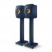 KEF LS50 Meta Special Edition Speakers (Pair), Royal Blue w/Stands