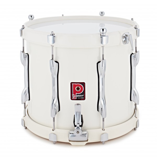 Premier Marching Traditional 14" x 12" Snare Drum, White
