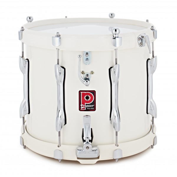 Premier Marching Traditional 14" x 12" Snare Drum, White