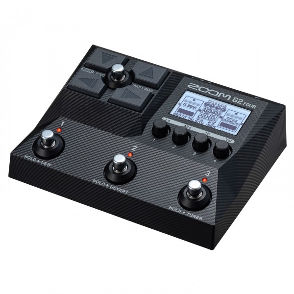 Zoom G2 Four Multi-Effects Pedal - Angled