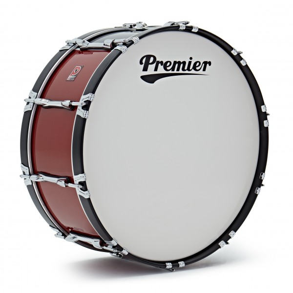 Premier Marching Traditional 26” x 10” Bass Drum, Military Livery