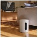 Sonos Sub Mini, White in living room environment