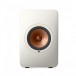 KEF LS50W MKII Wireless Speakers (Pair), Mineral White Front View