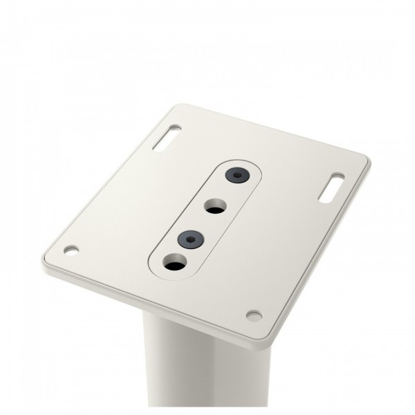 KEF S2 Speaker Stands (Pair), Mineral White Top Pad View
