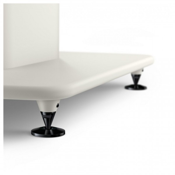 KEF S2 Speaker Stands (Pair), Mineral White Base View