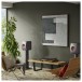 KEF LS50W MKII Wireless Speakers (Pair), Titanium Grey Lifestyle View