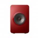 KEF LS50W MKII Special Edition Wireless Speakers (Pair), Crimson Red Front View