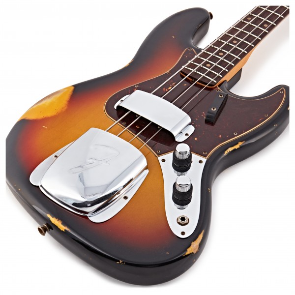 Fender Custom Shop '62 J Bass Relic, 3-Color Sunburst #TBC2